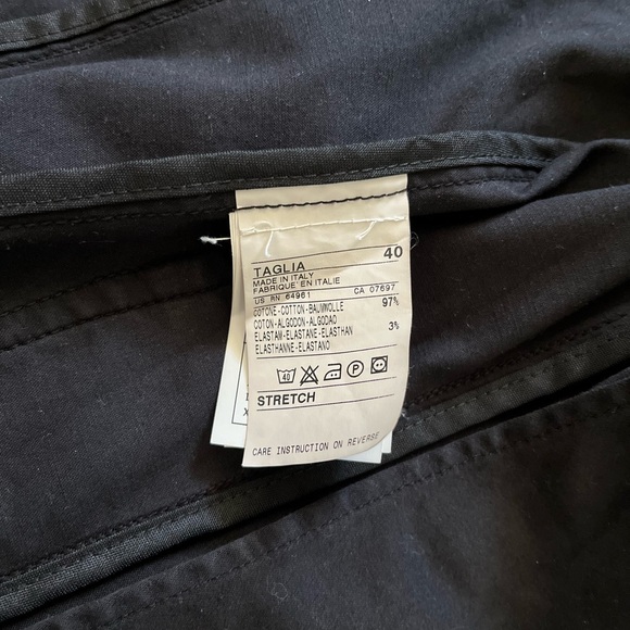 SISLEY Black Stretch Blazer with Two Pockets, Size M - Picture 3 of 5